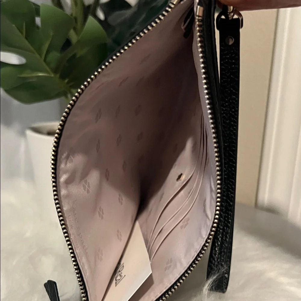 kate spade Black Wristlet Clutch